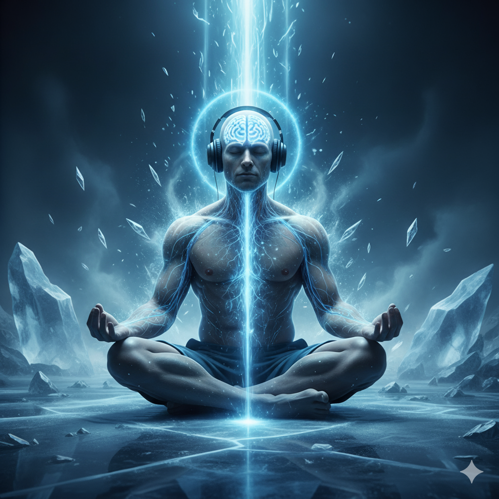 Kit de 3 audios Inmersión hielo. Fuerza Mental, Control del Cuerpo y Expansión del Espíritu